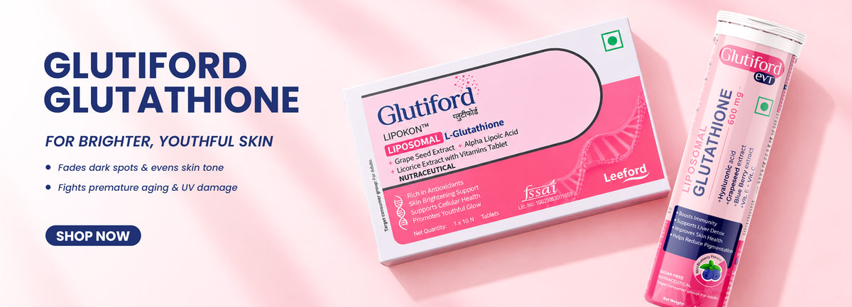 Glutiford Liposomal Glutathione skin supplement set